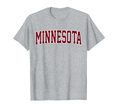 Retro Minnesota Vintage Minnesota Gold Maroon Throwback Tee T-Shirt