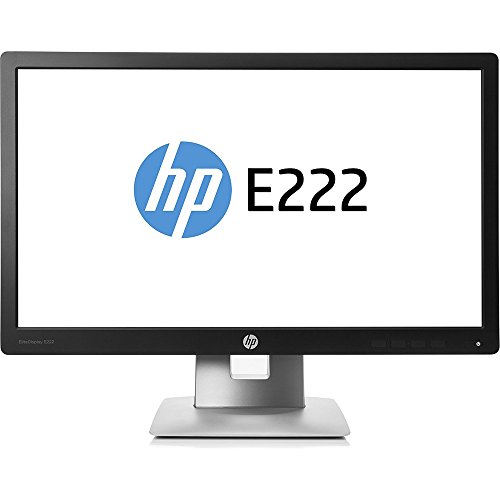 HP M1N96A8#ABA EliteDisplay E222 21.5'' 1080p Full HD LED-Backlit LCD Monitor, Black/Silver