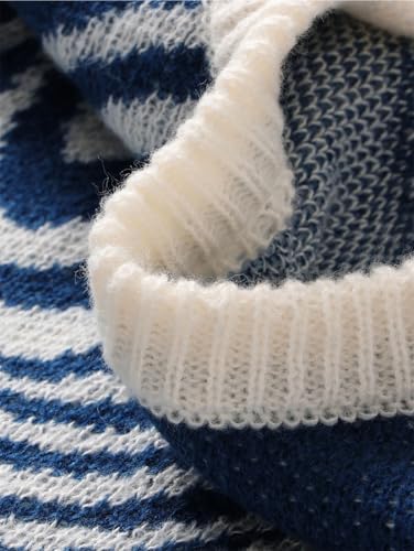 Men's Crew Neck Abstract Starry Sky Pattern Knit Pullover Sweater Casual Streetwear Comfortable Long Sleeve Top4