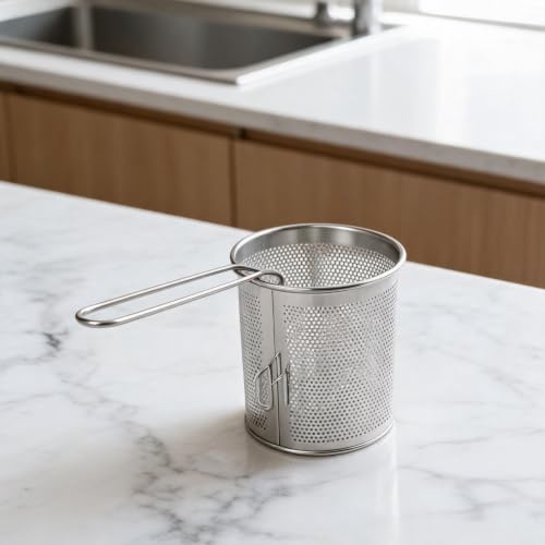 Freidora de acero inoxidable 304 de 2L modelo A-2 para cocina 4