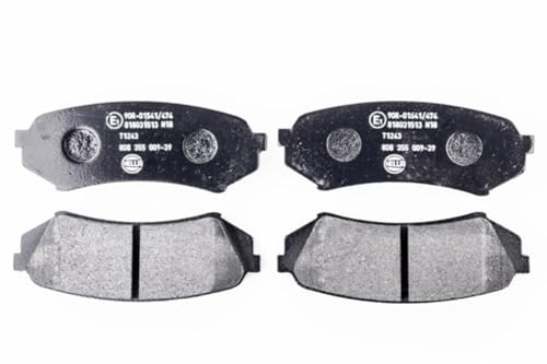 Plaquettes de frein HELLA T1243 pour votre berline Toyota ou Lexus sans indicateur d'usure
