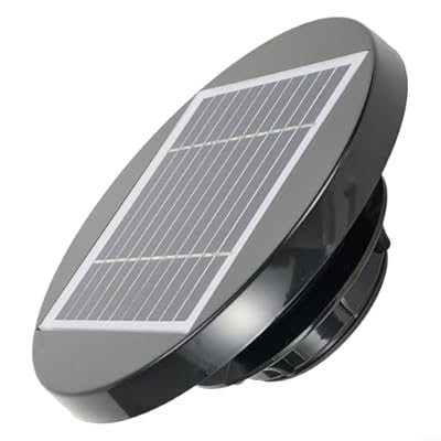 Effective Solar Roof Fan Ventilator For RV, For Boat And Greenhouse Simple Installation, Noiseless Operation