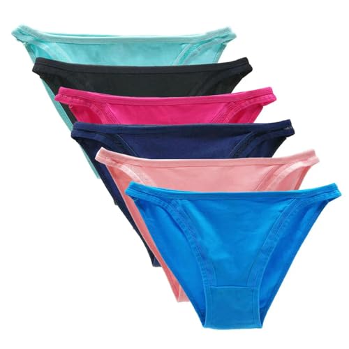 JYMADLY Ropa Interior Mujer Arrances De 5 Paquetes para Mujeres, Informes Cómodos, Tamaño M-XL-Azul Oscuro-XL (60-70 Kg)-5pcs