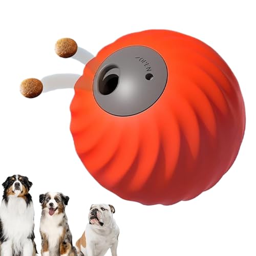 犬用おやつボール,インタラクティブペットパズルボール - 精神刺激 運動 室内 屋外 退屈解消 遊び時間