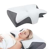 MEIION Curosleep Kissen Original – Ergonomisches Nackenstützkissen für schmerzfreien, erholsamen Schlaf – curosleep Kissen lindert Nackenschmerzen, Komfortables Kopf