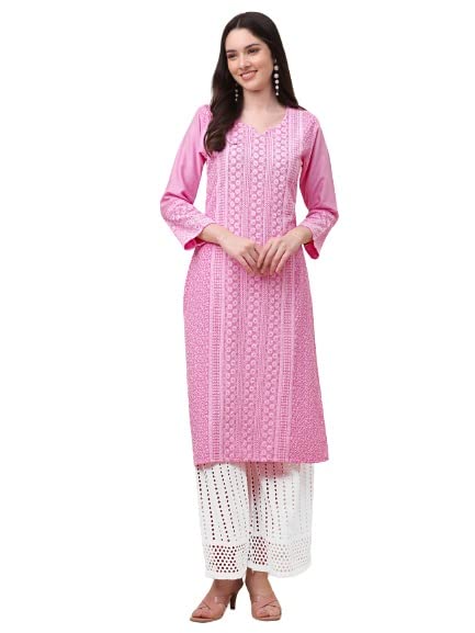 Ensemble kurta plissé en rayonne Gufrina pour femme : costume traditionnel