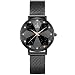 Produktbild SHENGKE Kreative Simplicity Damen-Armbanduhr mit Sternen Netzband, Elegant, Damenarmbanduhr Business Armbanduhr (Starry-Mesh Band-Black)