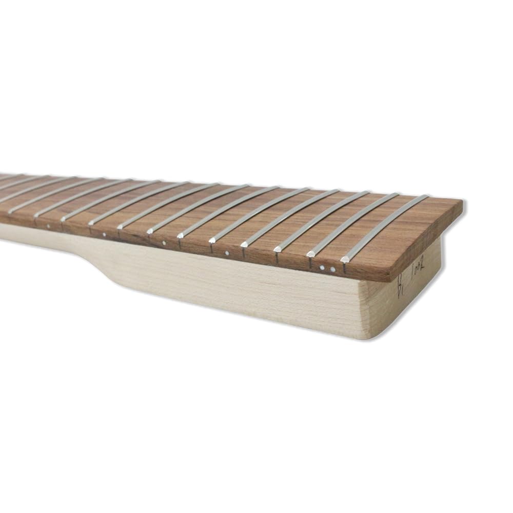 Yinfente Manico per chitarra basso 24fret 30 pollici Canada Manico in acero Con Palissandro Tastiera Blocco Intarsio Paddle Head Blank