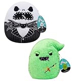 Squishmallows Original 8-Inch Nightmare Before Christmas Value Pack (2 Pack) Official Jazwares Plush - Collectible Soft & Squishy Stuffed Animal Toy - Gift for Kids, Girls & Boys