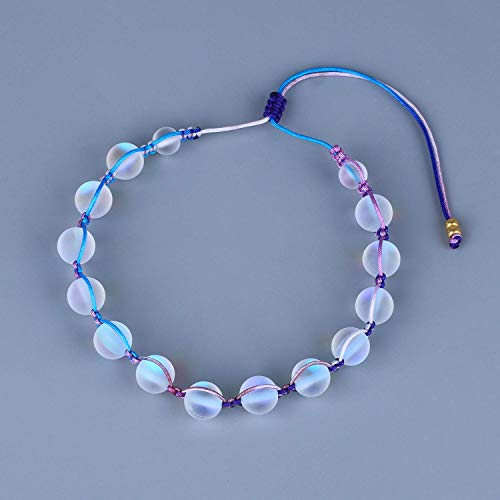 Kelitch Women Moon-Stone Beaded Bracelets Colorful Crystal Strands Bracelets Beach Bracelets Bangles Jewelry #TOP1