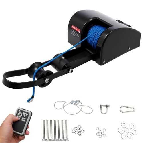 Winch Eléctrico Ancla Barco 35 Lbs 12V con Control Remoto