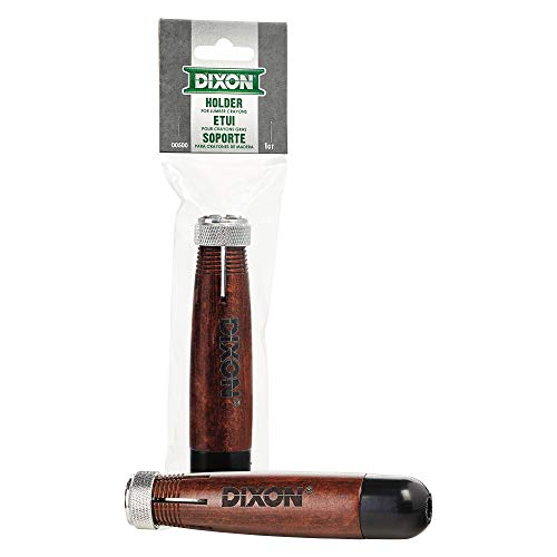 Dixon - DIX00500 Industrial Lumber Crayon Holder for 1/2" Round or Hexagonal Crayons, Wood with Metal Chuck, Walnut (00500) Walnut (Pack of 12) by Dixon - Image 3
