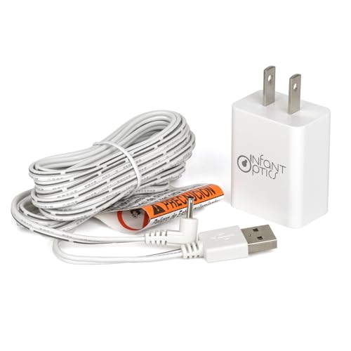 Infant Optics Official Power Cord Adapter for DXR-8 PRO Monitor Unit DXR-8 PRO SS Monitor Unit and Add-On Camera Unit (NOT for DXR-8 or DXR-8 PRO Camera Unit)