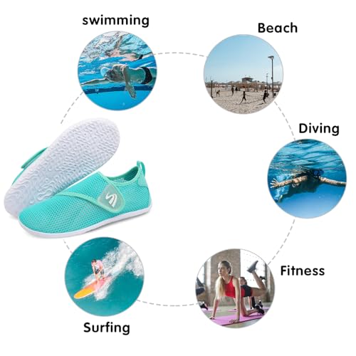 Image of Spesoul Womens and Mens Water Shoes Breathable Quick Dry Soft Barefoot Aqua Socks for Hiking Swim Beach Surf Yoga Sport