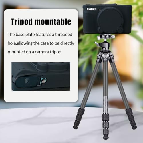 Funda Silicona para Canon PowerShot SX740 HS Negra miniatura 5