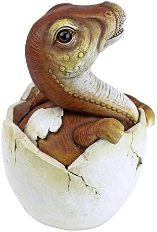Baby Raptor Dino Egg Statue