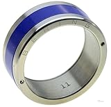 In Kombination ist der Ring ca. 10mm breit und ca. 2,5mm stark.