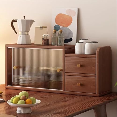 Estantería de mesa acrílica de lujo ligero con tablero artificial elegante 6