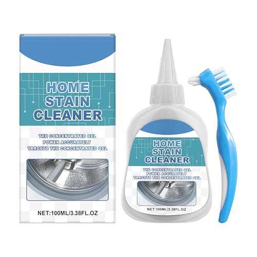 Gel de removedor de manchas de - Remover de de gel lavadora de 100 ml | Pasta de limpiador de ducha | Gel limpiador de lechada | Removedor de de baldosas | Limpiador del hogar con cepil