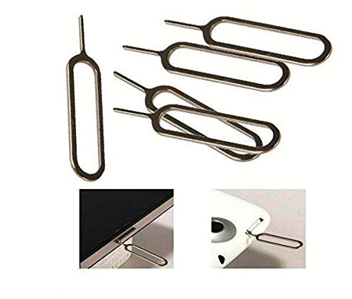 Shamsi Art SIM Card Ejector Pin for All Smartphones Sim Card Tray Pin Eject Removal Tool Needle Opener Ejector (5 Pieces)