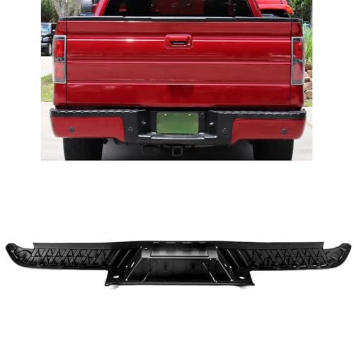 Rear Bumper Top Step Pad Cover w/Prox Fit For 2009 2010 2011 2012 2013 2014 F0rd F-150 FO1191125 Black