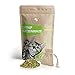 Haustierherz Katzenminze - Geschnittenes Katzengras mit befüllbarem Säckchen, getrocknet - Catnip, Katzenspielzeug, Kratz- und bissfest - Direkt aus Deutschland - Beutel, 60 g, wiederverschließbar