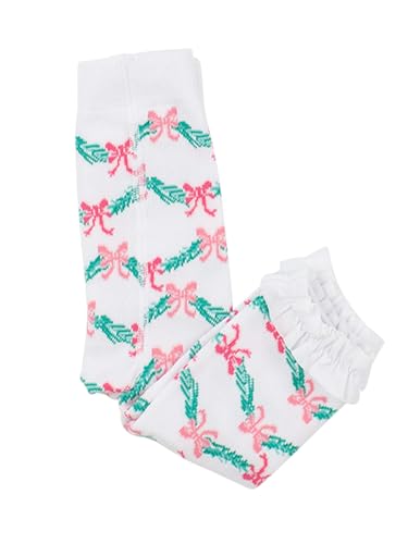 Image of RuffleButts Baby Girls Patterned Footless Ruffled Tights - Ruffle Tights | For Female Infants And Toddlers, Everyday Wear, Special Occasion Outfits, Layering Essential