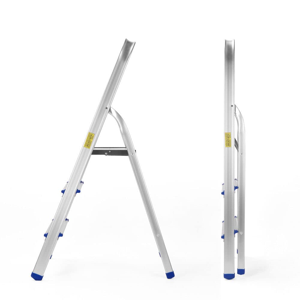 TREPPE Leiter aus Aluminium, zusammenklappbar, leicht, 3 Stufen