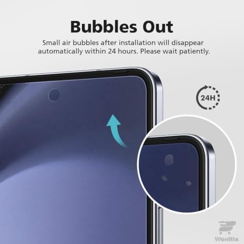 Image of WonRia Set of 4 - Screen Guard Protector Compatible with Samsung Z Fold 8 Ultra 5G Unbreakable Membrane | Front + Back + Inner + Hinge | 360 TPU Film | Installation Kit