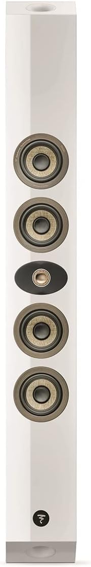 Focal 302 1/2 Bass-Reflex 2-Way On-Wall Loudspeaker (Gloss White)