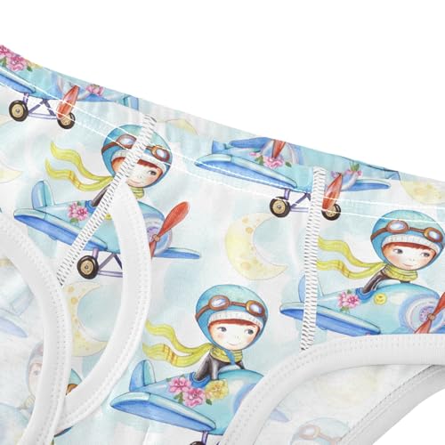 ODAWA Cute Aviator Soft Underwear Briefs Tagless 2T Underwear4