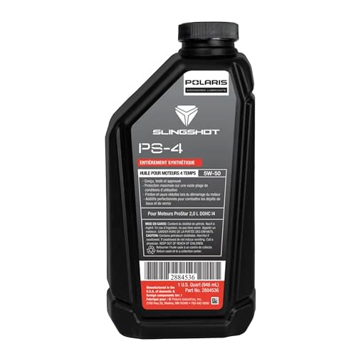 Aceite Sintético PS-4 5W-50 1qt Polaris Slingshot miniatura 4