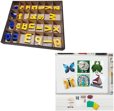 EduCraftz Montessori Alphabets Small Lowercase Preschool Movable ...