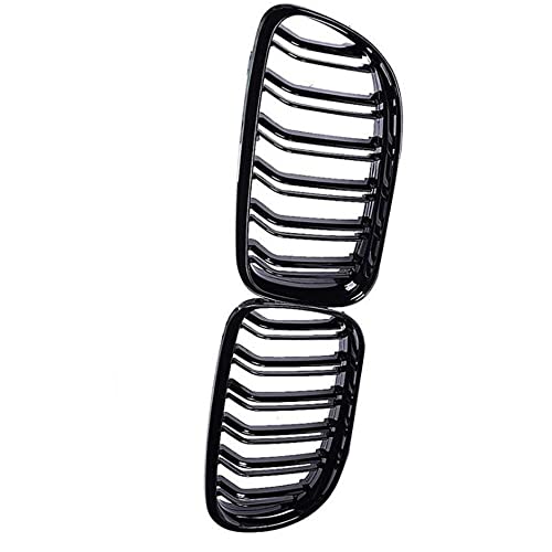Rejilla de riñón negro brillante para BMW E90 de 2009 a 2012 4