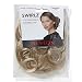 Swirlz Curly Wrap Color Dark Blonde - Revlon Hairpiece Overall Length 8" Elasticized Hair Wrap Ponytail Schrunchy Updo Synthetic Fun Bun Around Pedazo de cabello
