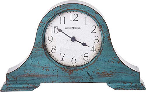 Howard Miller Tamson Mantel Clock 635-181 – Worn Teal Blue with Quartz Movement