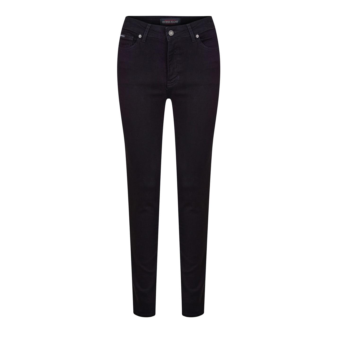GUESS Womens Skinny Jeans Black Overdy 26W / 30L