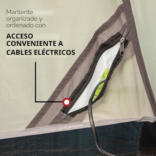 Miniatura 5 de Coleman Coastline 3 Plus Tienda De Campaña, Tienda De 3 Personas, Tienda Túnel, Tienda Camping, Trekking Ligera Con Vestíbulo, Impermeable 3000 Mm