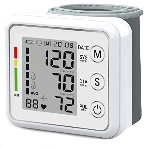 Medidor de presión de pulsera electrónico LCD - Tensiómetro