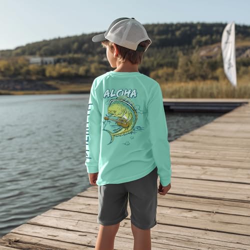 Image of Palmyth Boys Fishing Shirt Long Sleeve UPF 50+ Quick Dry