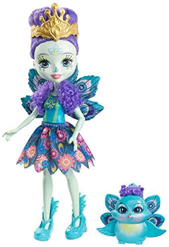 Preisvergleich Produktbild Mattel Enchantimals DYC76 - Pfauenmädchen Patter Peacock, Puppe
