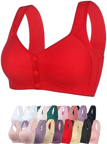 Daisy Bra for Seniors, Front Snap Closure Bras, Front Snaps Daisy Bras for Older Women