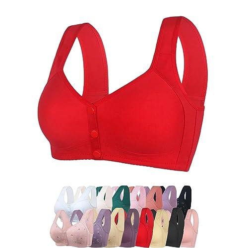Image of Daisy Bra for Seniors, Front Snap Closure Bras, Front Snaps Daisy Bras for Older Women
