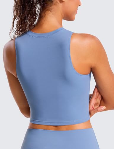 Image of Natural Feelings Nudi Sports Bras for Women Removable Padded Yoga Tank Tops Sleeveless Fitness Workout Crop Tops