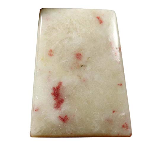 Jaspe cinabre fantaisie pierre naturelle cabochon vrac 29,9 carats Qu49