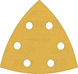 Bosch 5x Papiery ścierne EXPERT C470 (do Farba na drewnie, Twarde drewno, Ø 93x93 mm, Ziarnistość 320, Professional Akcesoria Szlifierka delta)