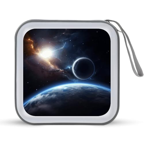 Porta CD Planet para 40 DVD en plástico duro y estuche con cremallera 2