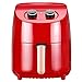 Frytownice do użytku domowego Frytownica powietrzna 1000 W Piekarnik kuchenny Bezolejowy Niskotłuszczowy Zdrowy piekarnik 3,5 l (kolor: czerwony, rozmiar (frytownice powietrza) (czerwony 3,5 l) (cze