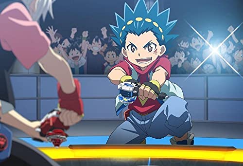 Scene from Beyblade Burst anime