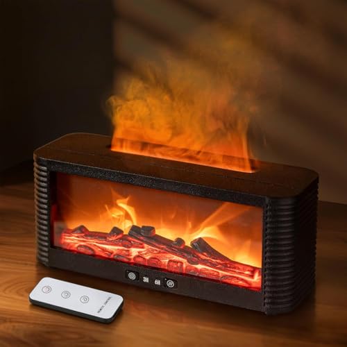 Essential Oil Diffuser for Home Bedroom Humidifiers Air Scent Aroma Aromatherapy Ultrasonic Machine Valentines Day Gifts Timer Small Mini difusor de Aromas para casa Living Room Fireplace